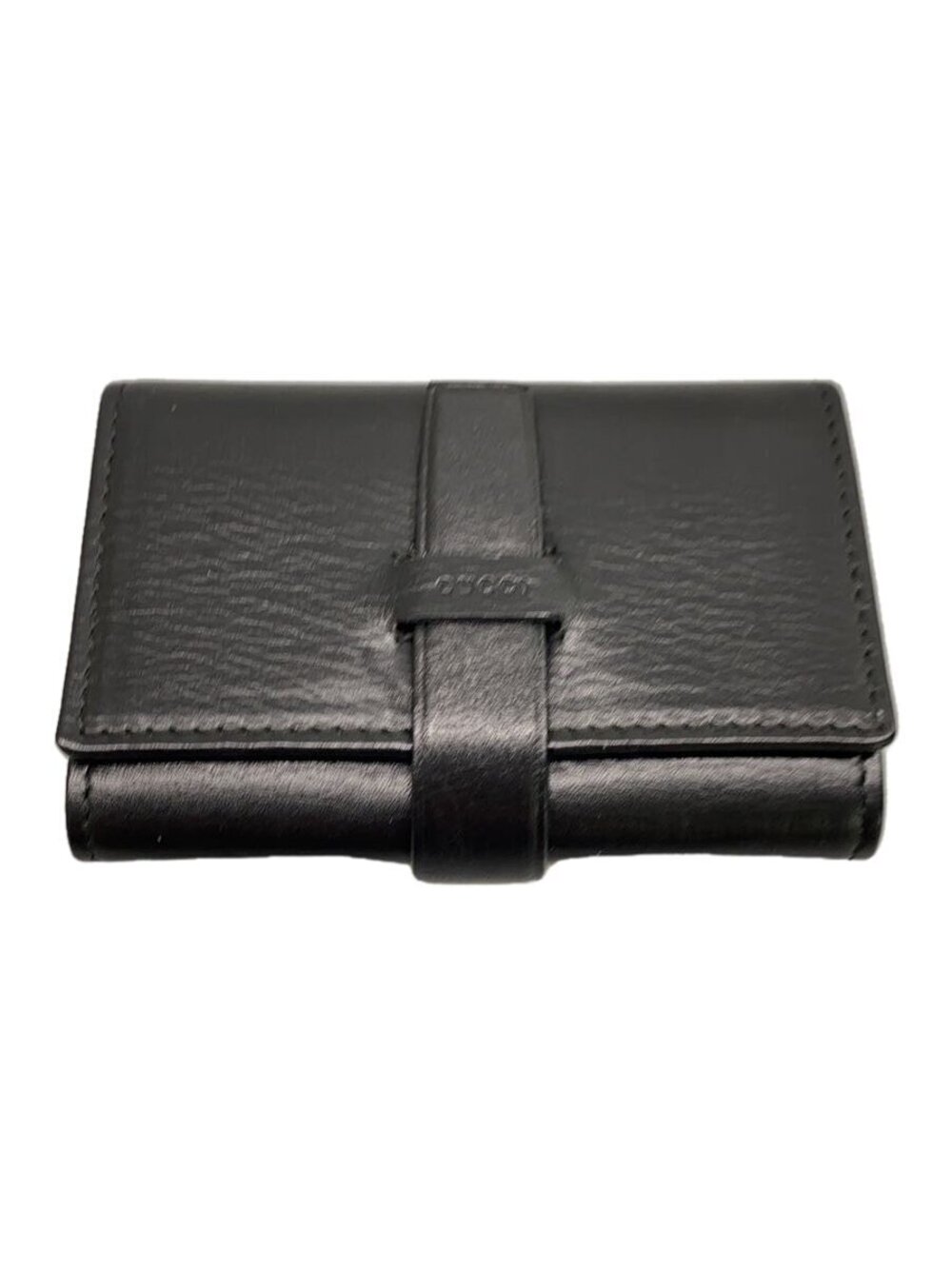 Gucci Key Case Wallet Leather Black